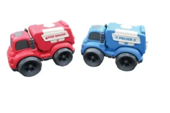 Petites voitures - pack de police et camion de pompier