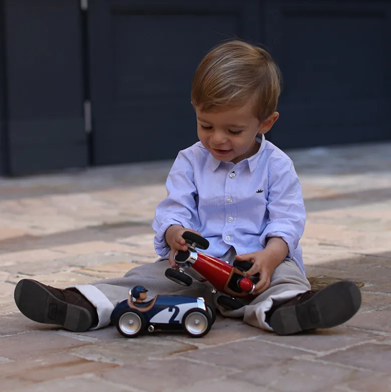 Petite voiture bleue pour enfant
