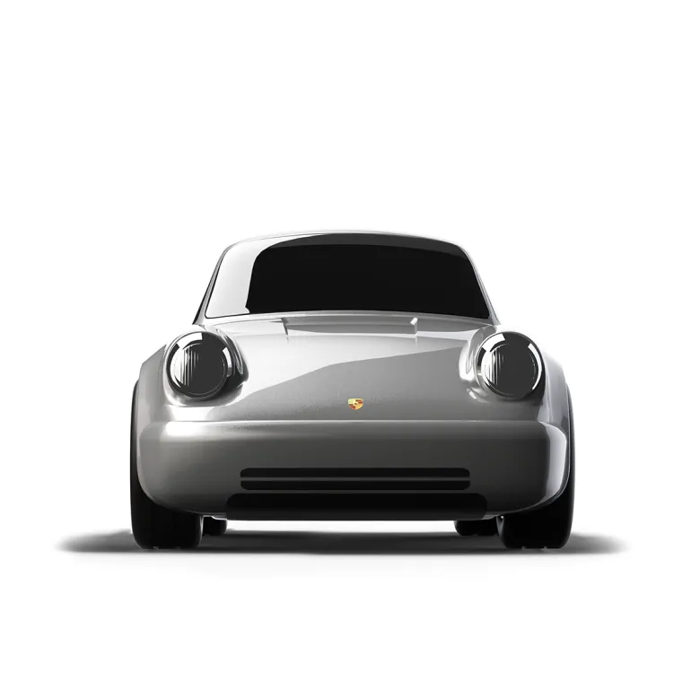 Petite voiture porsche 911 argenté