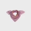 Petit foulard en laine sacha mauve Violet
