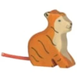 Petit tigre, assis