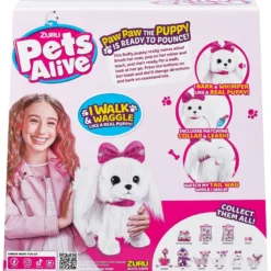 Pets alive - paw paw peluche interactive