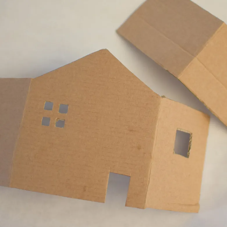 Photophores village de noël - kit diy