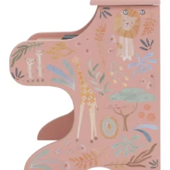 Piano en bois rose safari friends
