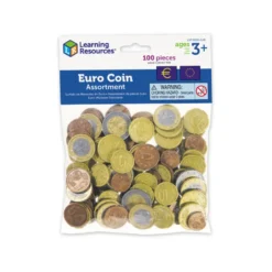 100 pièces de monnaie en euros