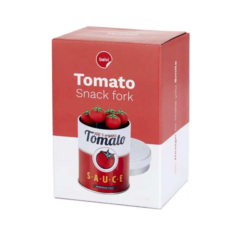 Pics apéritif tomates cerises et leur boîte Pop Art
