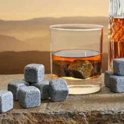 Pierre à whisky granit bleu de bretagne