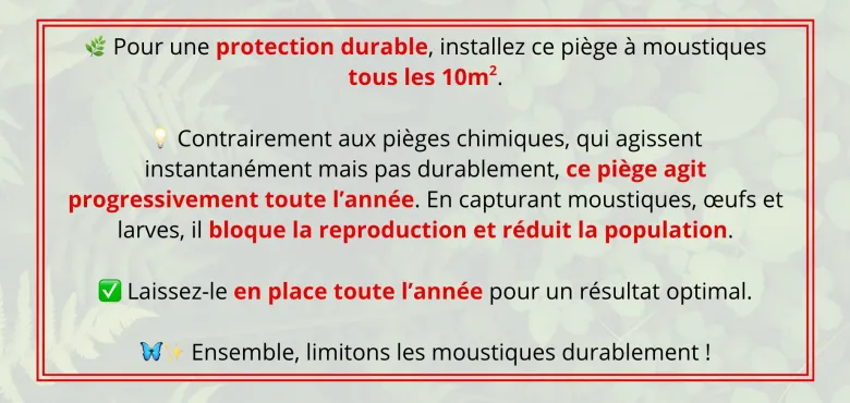 Piège moustique écologique 1 pièce