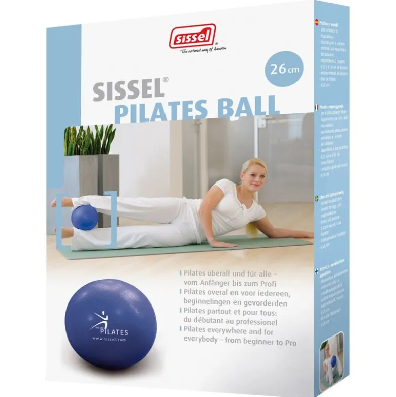Pilates soft ball sissel 26 cm - gris