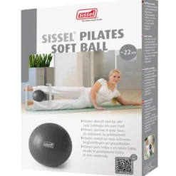 Pilates soft balls sissel 22 cm - gris