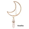 Pince à cheveux broche en howlite