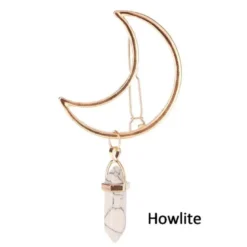 Pince à cheveux broche en howlite