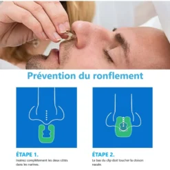 Pince-nez anti-ronflement