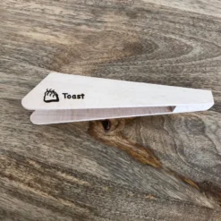 Pince à toast en hêtre