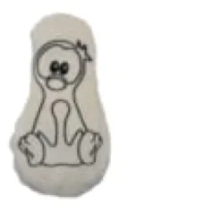 Pingouin tissu ecru