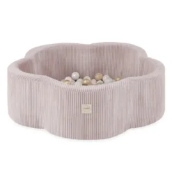 Piscine sèche 95x30 + 200 balles rose