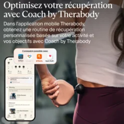 Pistolet de massage Therabody mini 3.0 sans fil rose Theragun