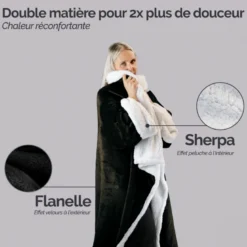 Plaid avec manches - adulte