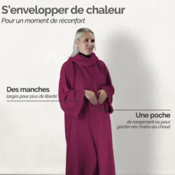 Plaid avec manches - adulte