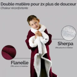 Plaid avec manches - enfant