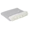 Plaid cachemire et laine diamant gris