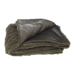 Plaid cerf kaki 170x130 cm
