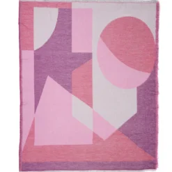 Plaid havana fuchsia 130x170 cm