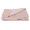 Plaid lou vieux rose 130x170 cm Vieux rose