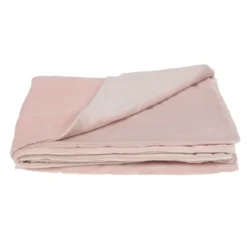 Plaid lou vieux rose 130x170 cm Vieux rose