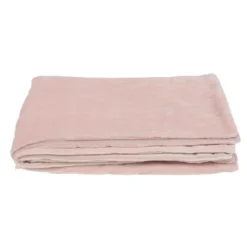 Plaid lou vieux rose 130x170 cm Vieux rose