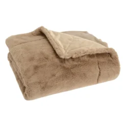 Plaid luxe taupe 130x170 cm Taupe