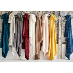 Plaid luxe 130x170 cm Moutarde