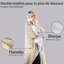 Plaid manches sherpa et flanelle
