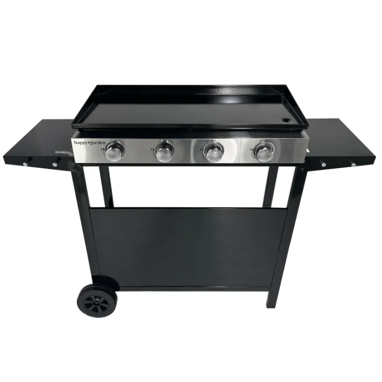Plancha au gaz mérida 4 brûleurs + chariot