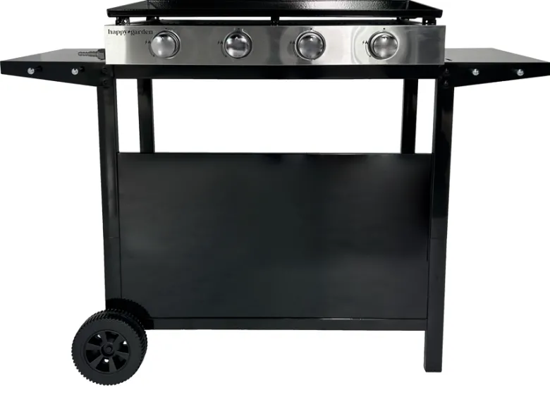 Plancha au gaz mérida 4 brûleurs + chariot