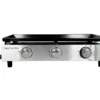 Plancha au gaz mérida 3 brûleurs 6 kw