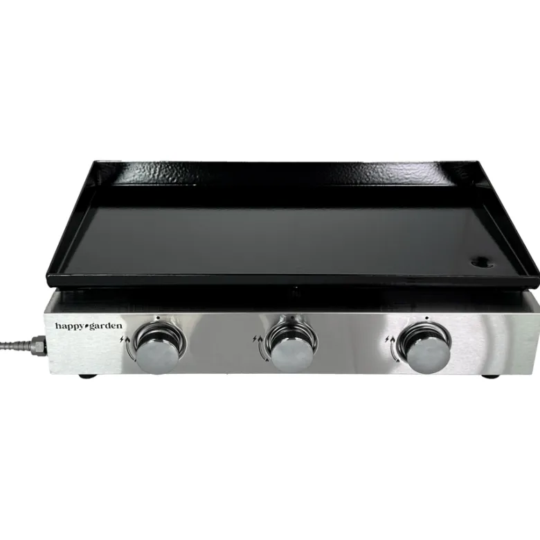 Plancha au gaz mérida 3 brûleurs 6 kw