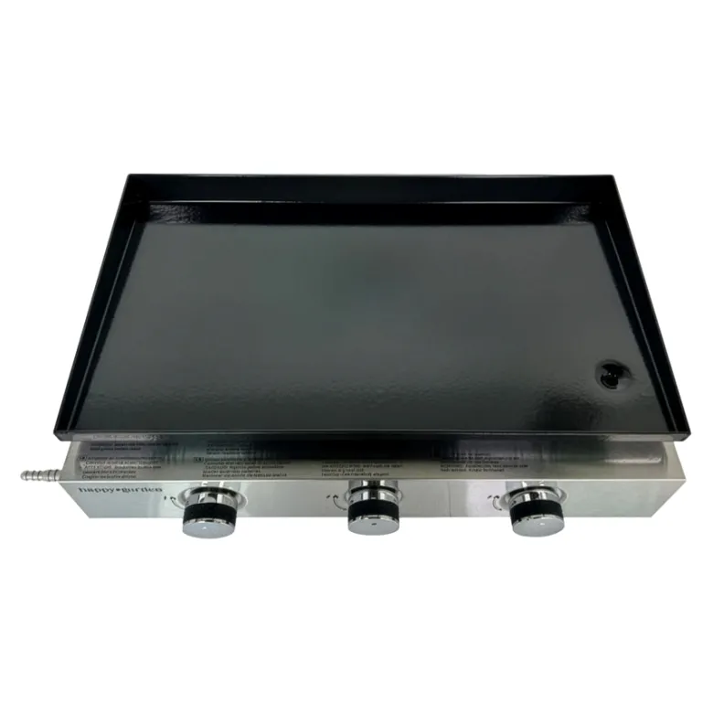 Plancha au gaz mérida 3 brûleurs 6 kw