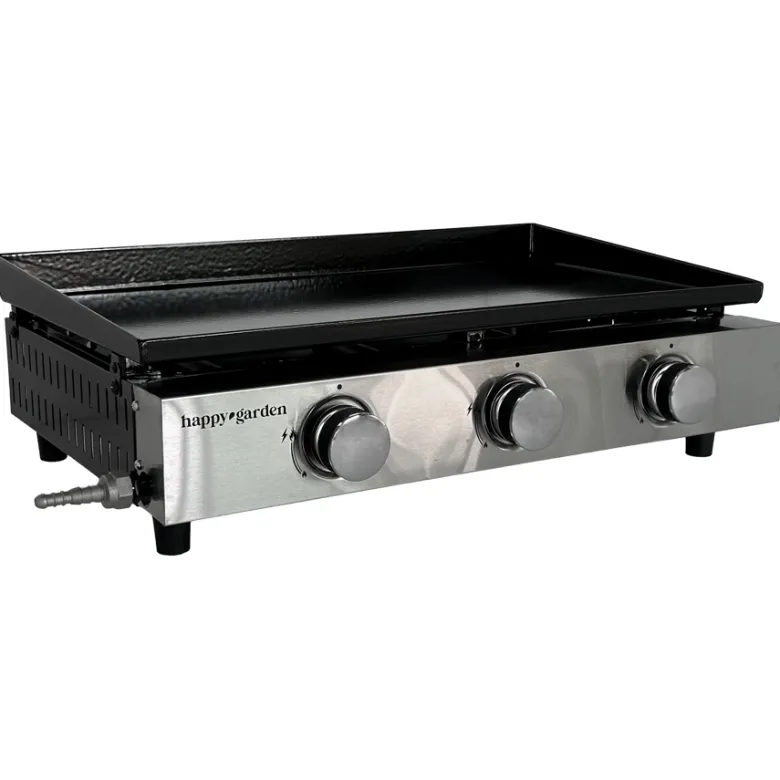 Plancha au gaz mérida 3 brûleurs 6 kw