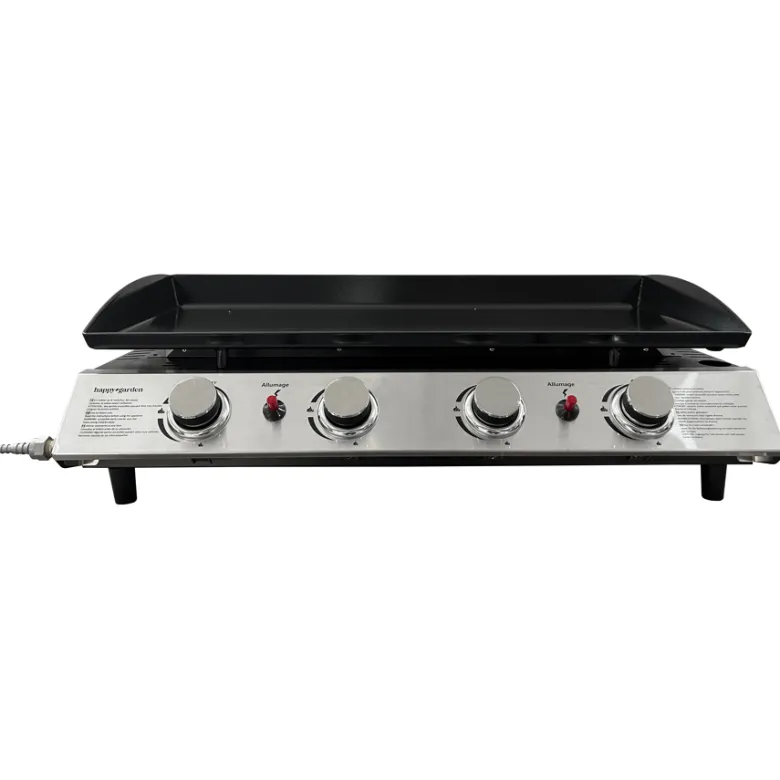 Plancha au gaz valencia - 4 brûleurs 10kw