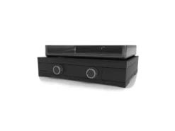 Plancha gaz modern 60 acier noir - forge adour