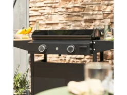 Plancha gaz origin 60 acier châssis inox - forge adour