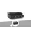 Plancha gaz origin 60 acier châssis inox + housse - forge adour