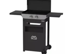 Plancha gaz original 260 duo sur chariot - le marquier