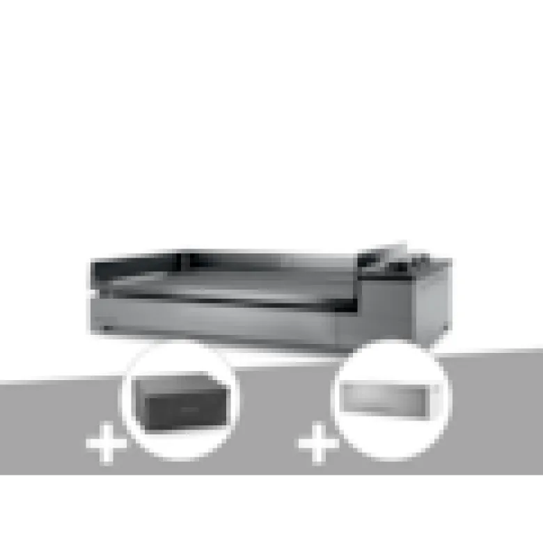Plancha gaz premium 75 inox avec housse et couvercle pour plancha - forge adour