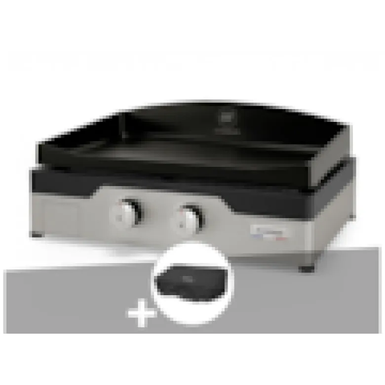 Plancha gaz signature allure 260 duo + housse de protection - le marquier