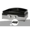 Plancha gaz signature allure 260 duo + couvercle de protection - le marquier