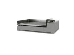 Plancha électrique premium 60 acier noir et gris - forge adour