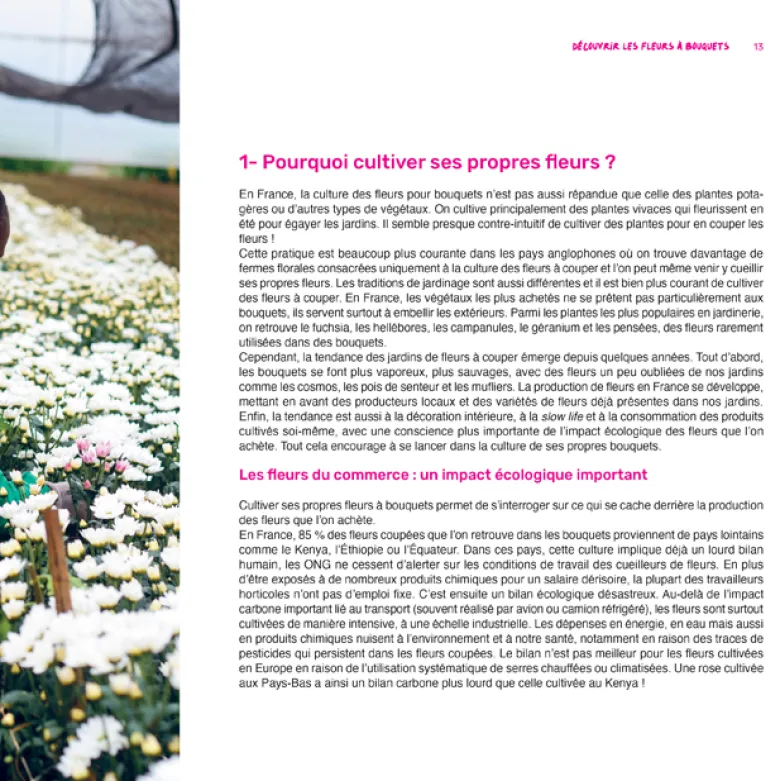 Plantez des fleurs à couper
