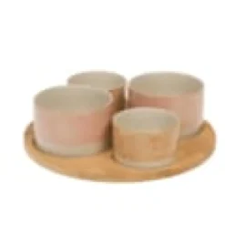 Plateau apéritif 4 bols positive